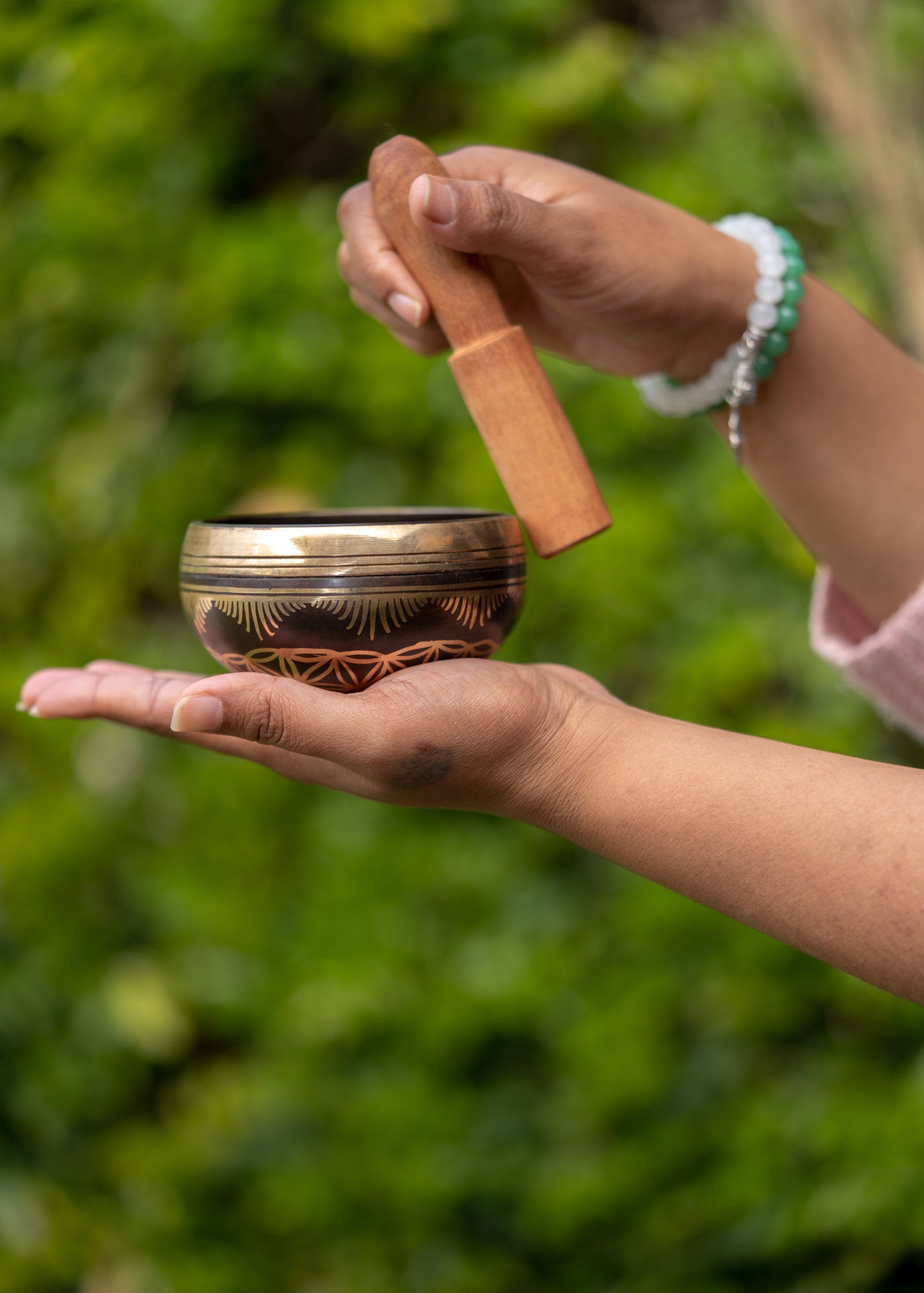 Evil Eye Singing Bowl for meditation.