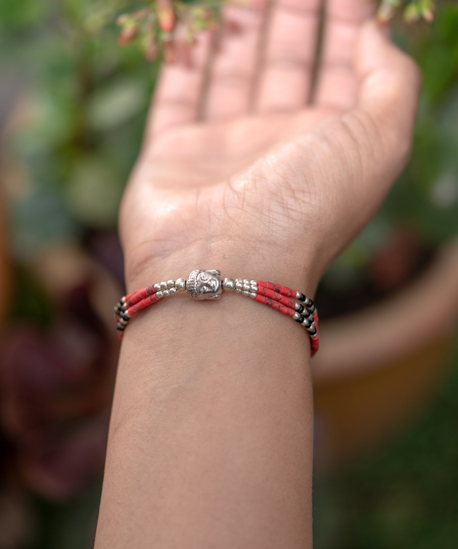 Afghani Style Buddha Head Bracelet for fashion accessories.