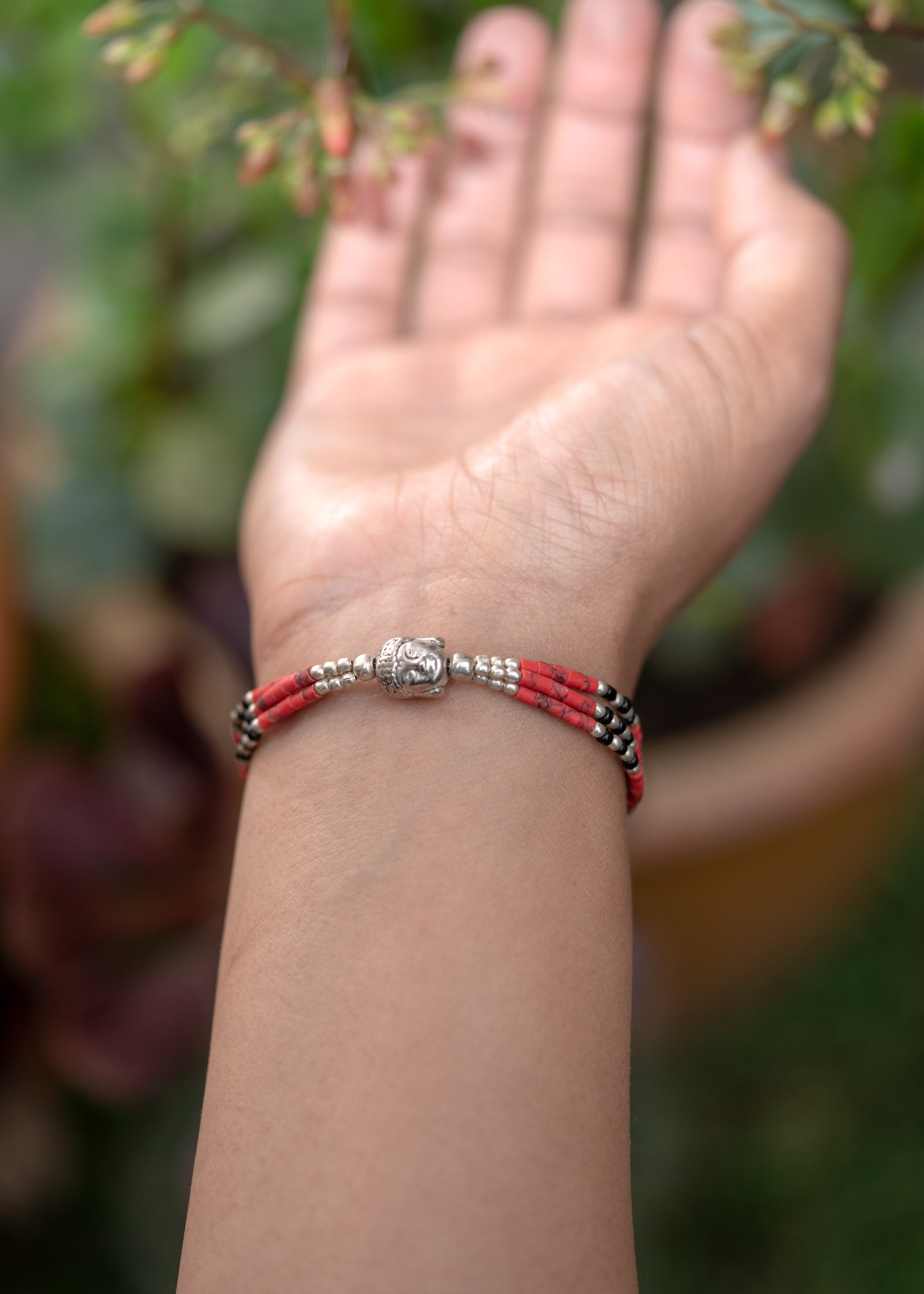 Afghani Style Buddha Head Bracelet for fashion accessories.