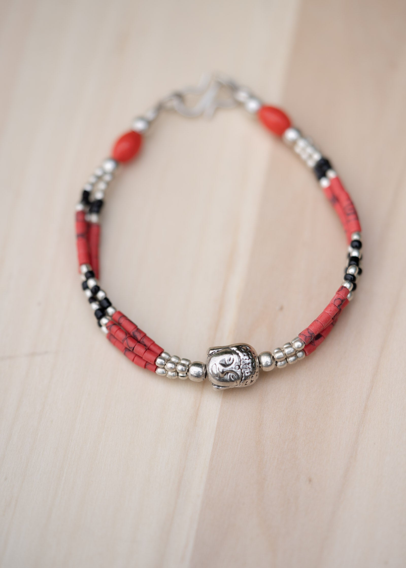 Afghani Style Buddha Head Bracelet for fashion accessories.