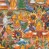 Buddha Life Thangka – Sacred Tibetan Painting