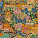 Tibetan Buddha Life Thangka - Handpainted Art