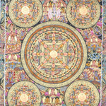 Buddha Mandala Thangka serves as a visual portal to the enlightened realms.