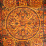 Antique Buddha Mandala - Sacred Handpainted Thangka