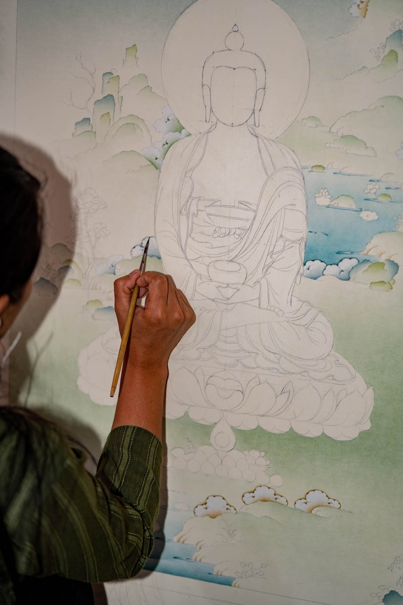 Buddha thangka artwork 