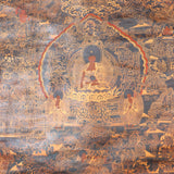 Buddha Life Thangka Painting for wall hanging decor.