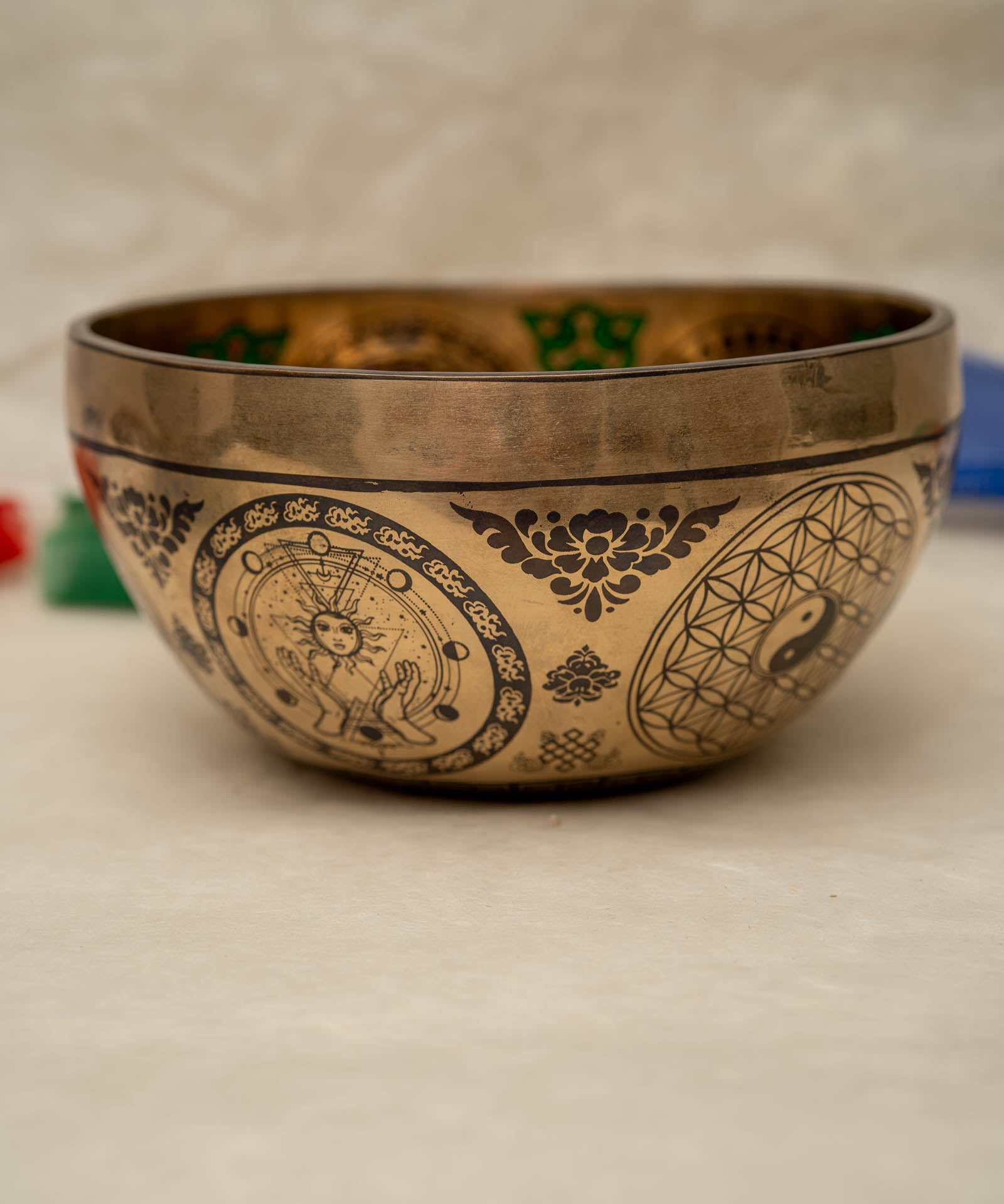  7 Chakra Singing Bowl to align your body's energy centers. Authentic Tibetan Singing Bowl from Nepal