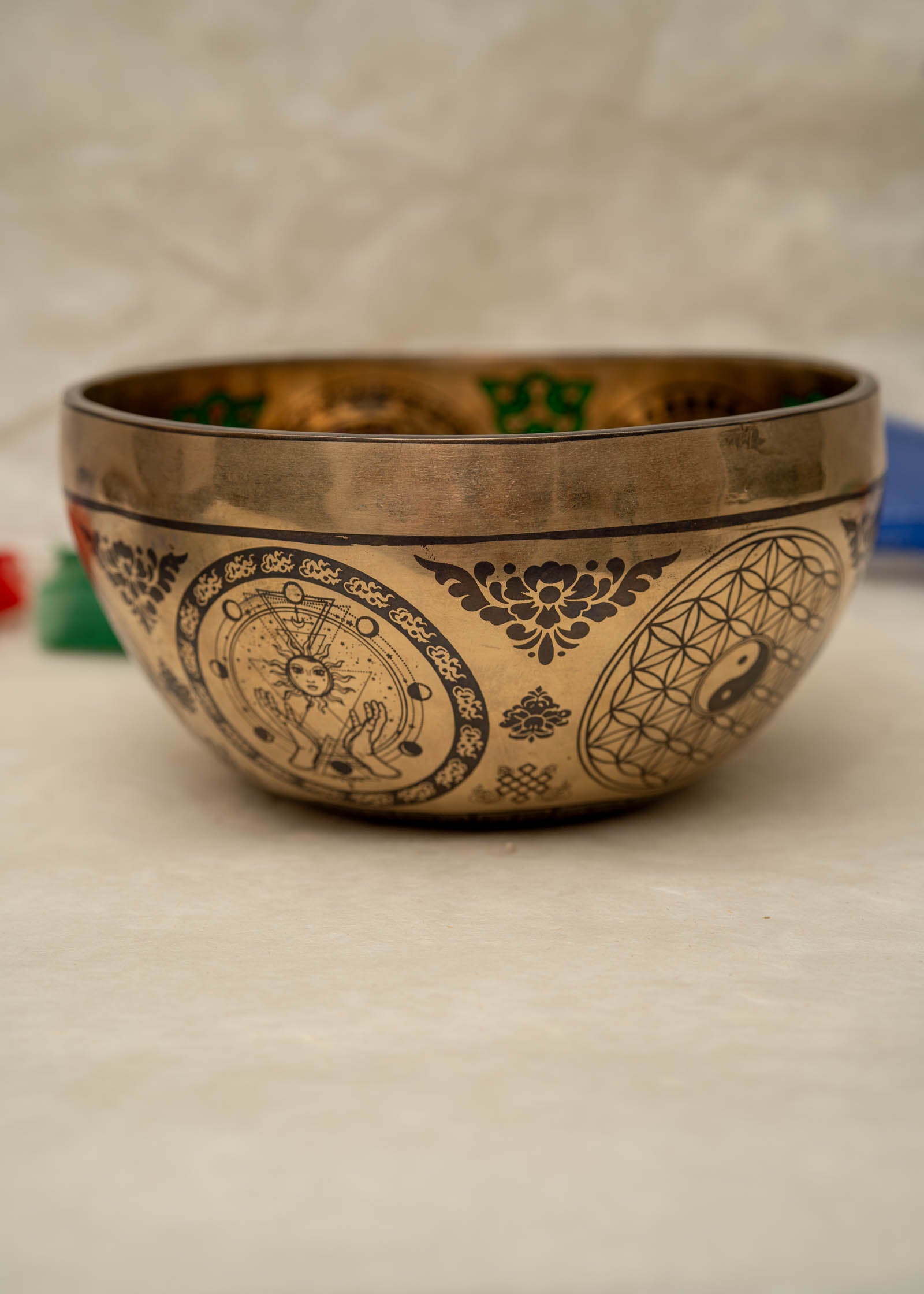  7 Chakra Singing Bowl to align your body's energy centers. Authentic Tibetan Singing Bowl from Nepal