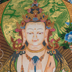 Chenrezig Thangka Painting for wall hanging decor.