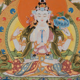 Sacred Chenrezig Thangka Painting