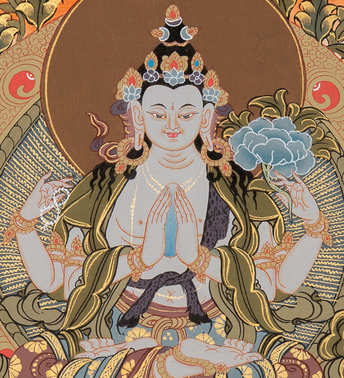 Chenrezig Thangka - Sacred Painting