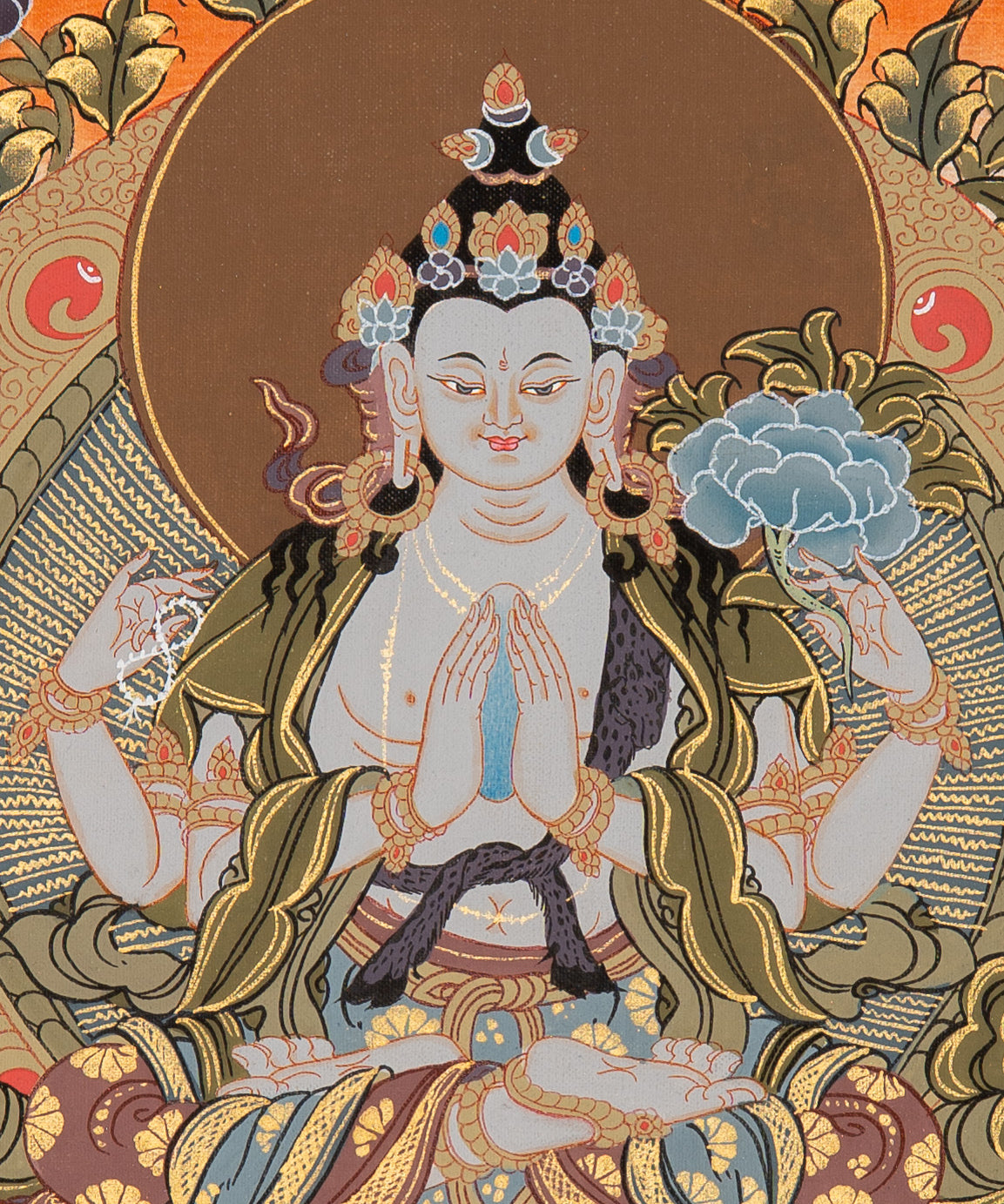 Chenrezig Thangka - Sacred Painting