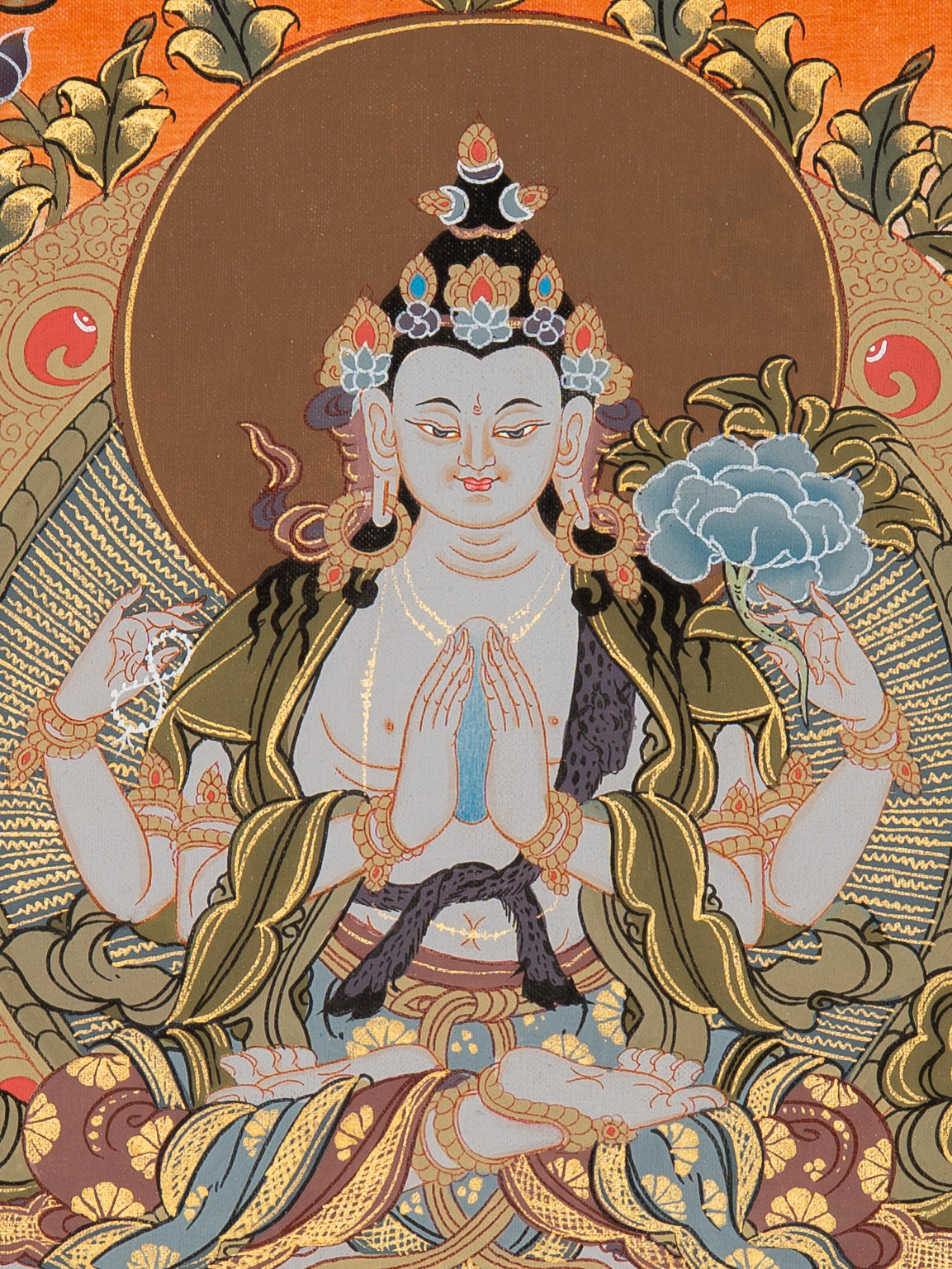 Chenrezig Thangka - Sacred Painting