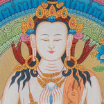 Tibetan Chenrezig Thangka - Sacred Painting