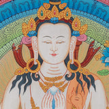 Tibetan Chenrezig Thangka - Sacred Painting