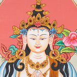 Chenrezig Thangka Painting  - handpainted art