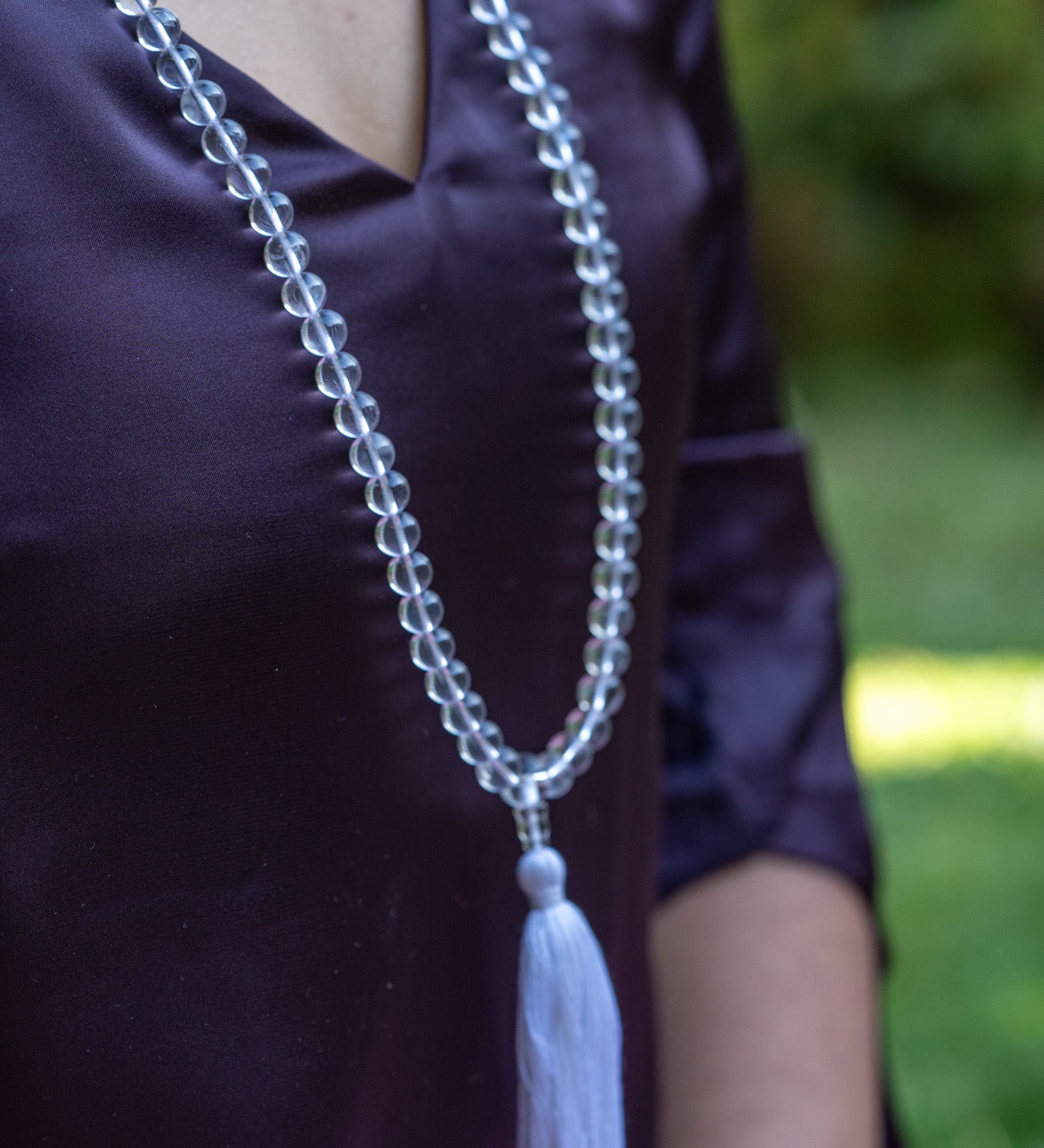 Clear Quartz Mala