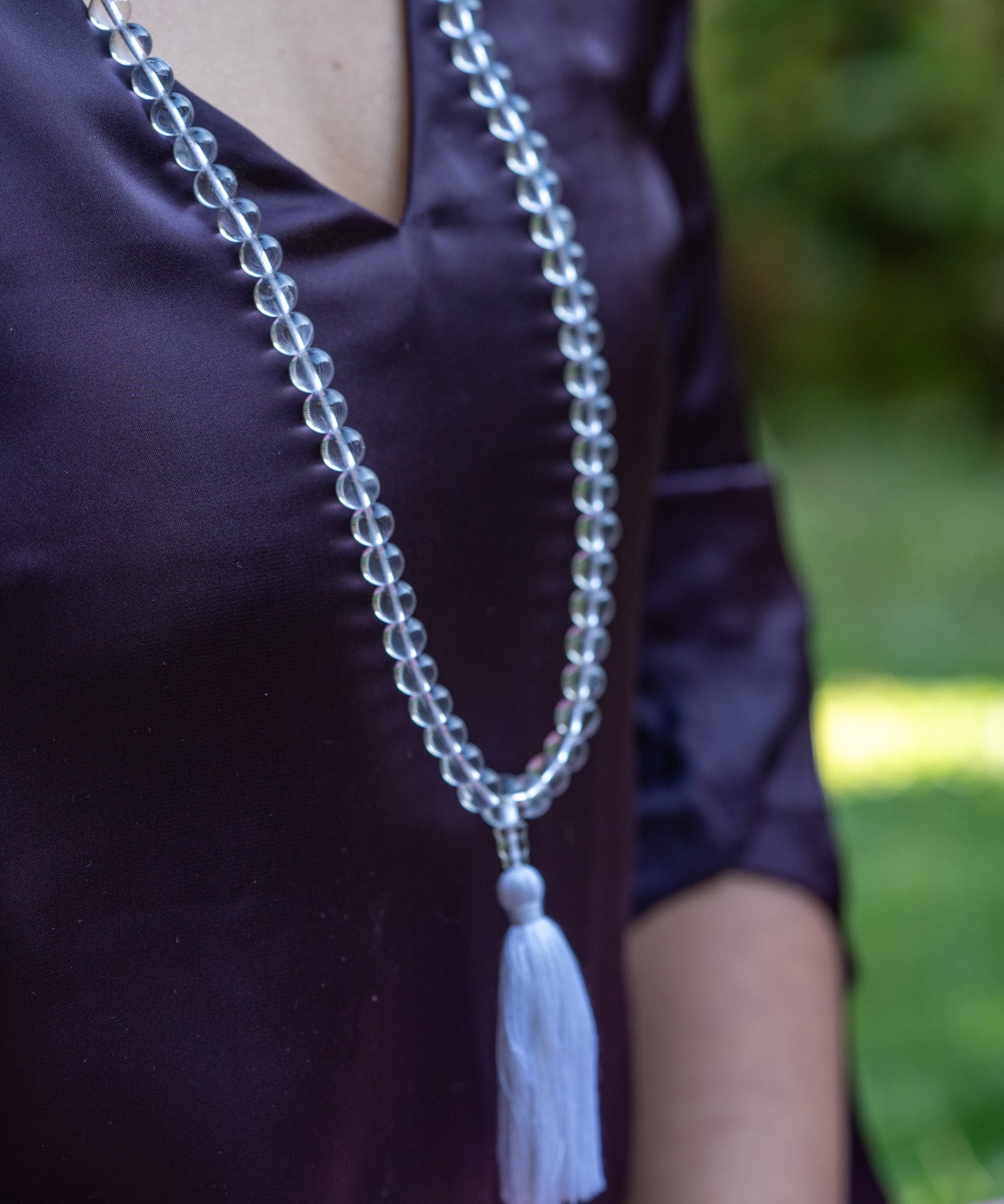 Clear Quartz Mala