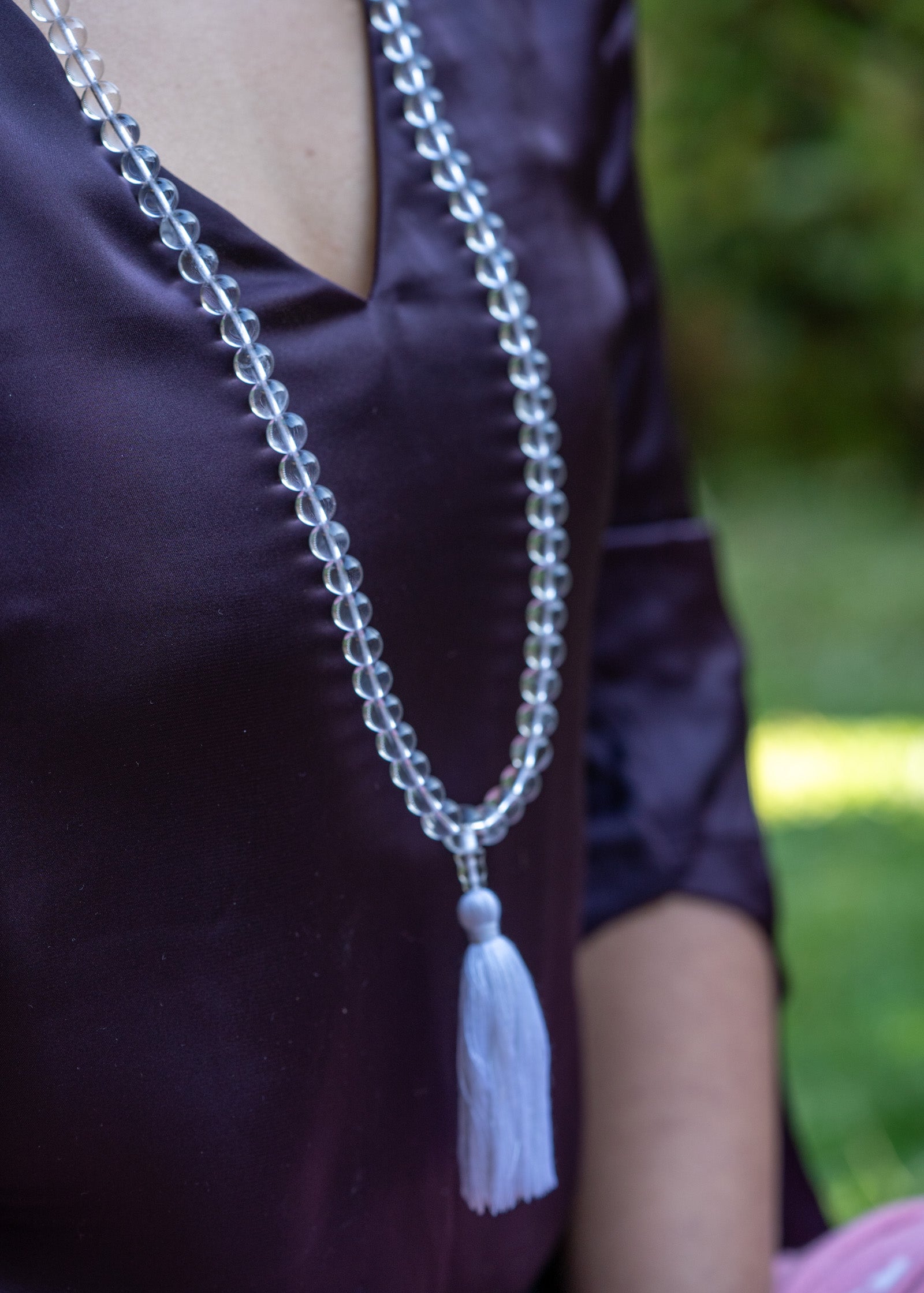Clear Quartz Mala