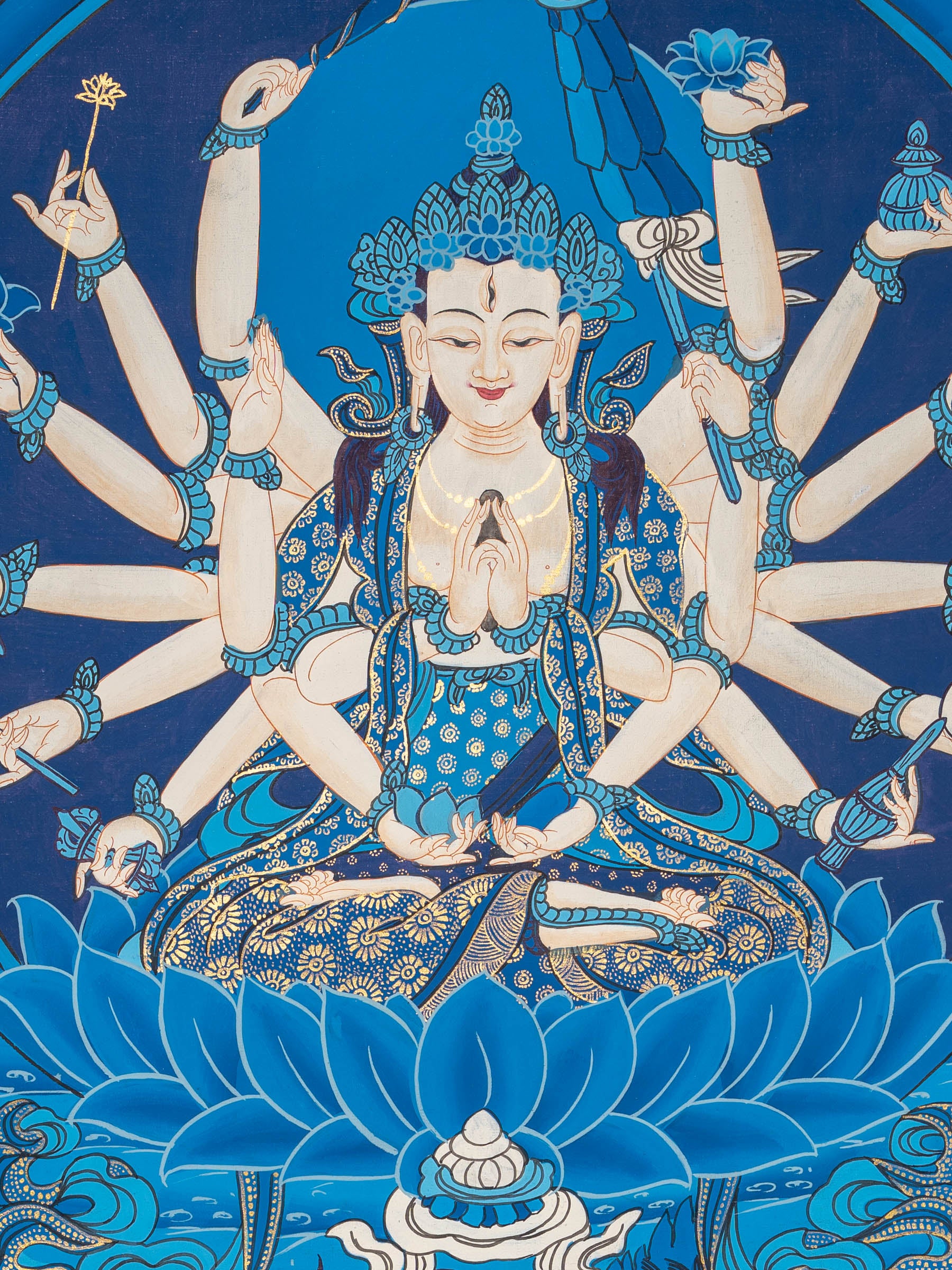 Cundi Thangka - Sacred Painting