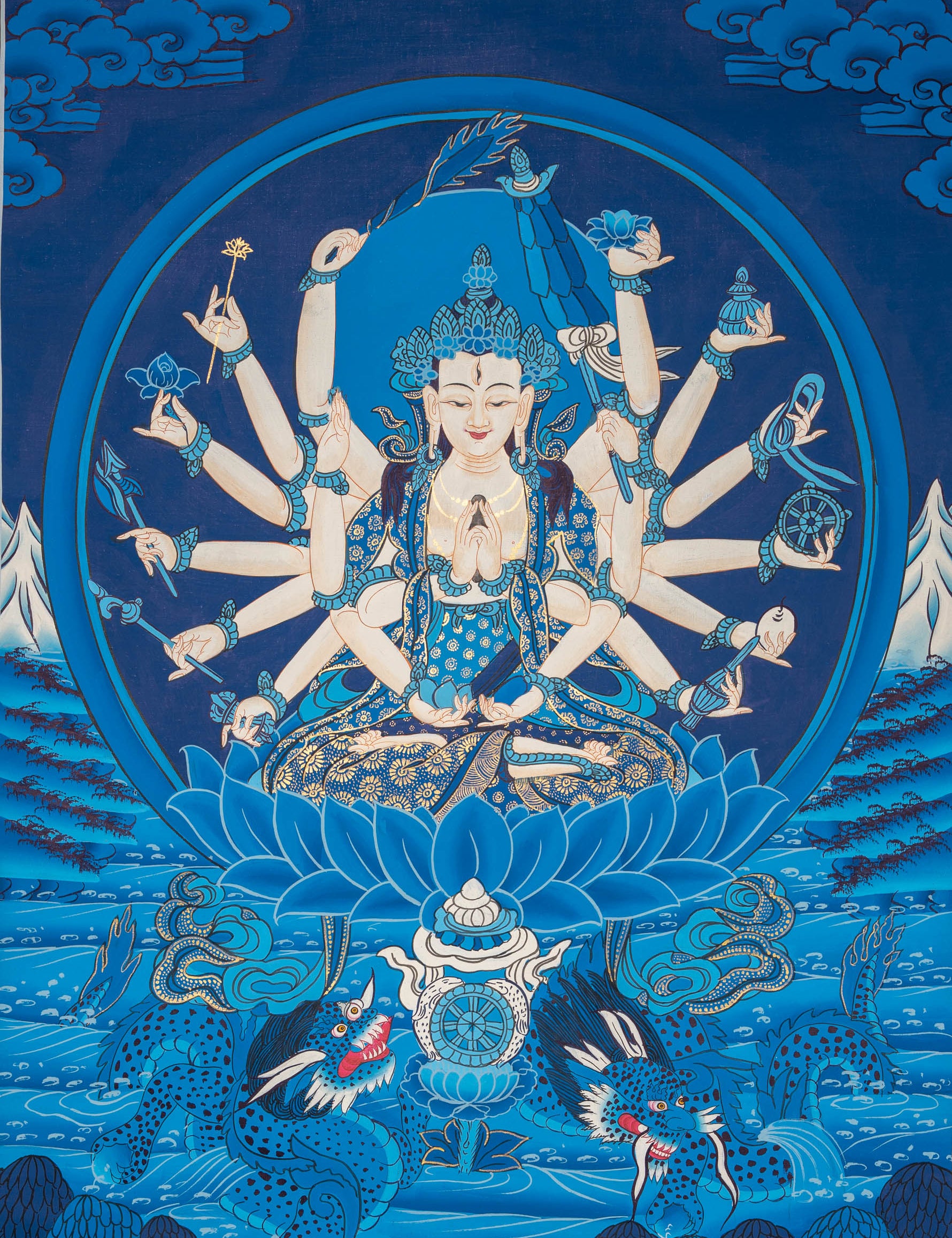 Cundi Thangka - Sacred Painting