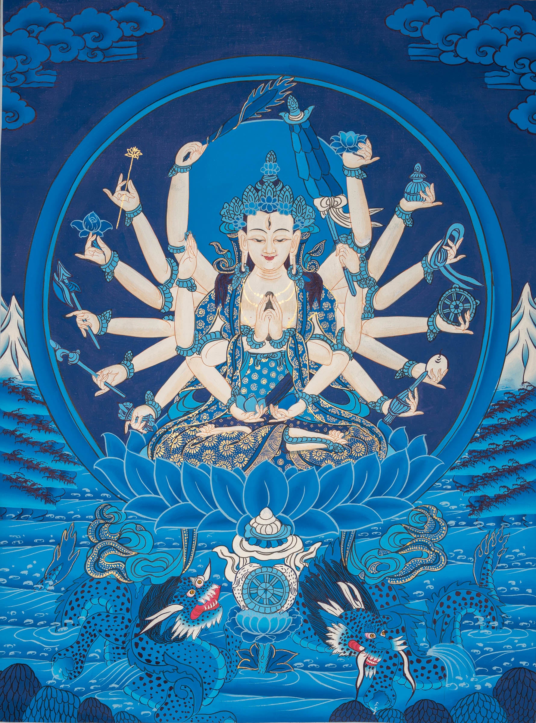 Cundi Thangka - Sacred Painting