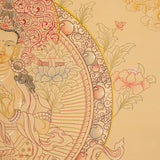 Handpainted Manjushree Thangka Painting