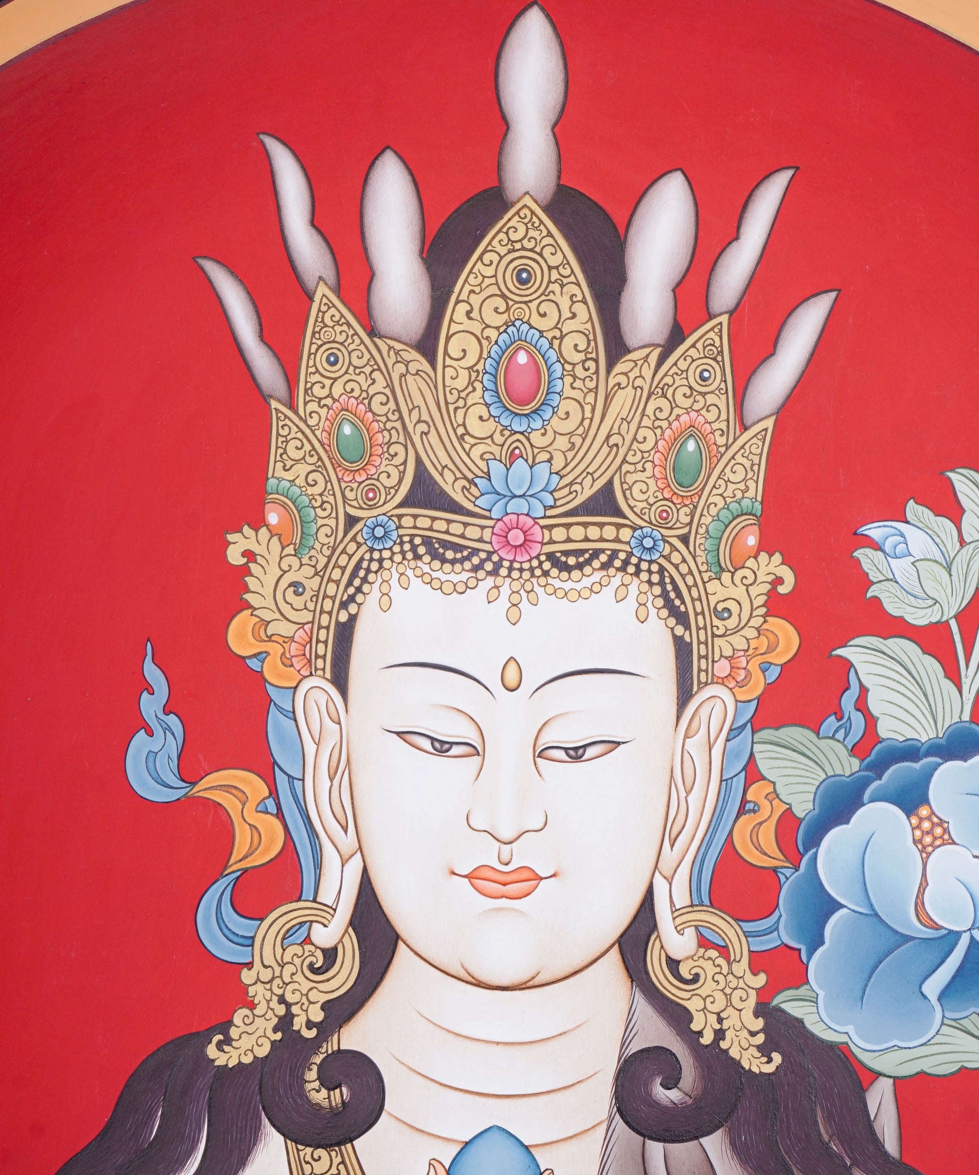 Chengresi Thangka Painting