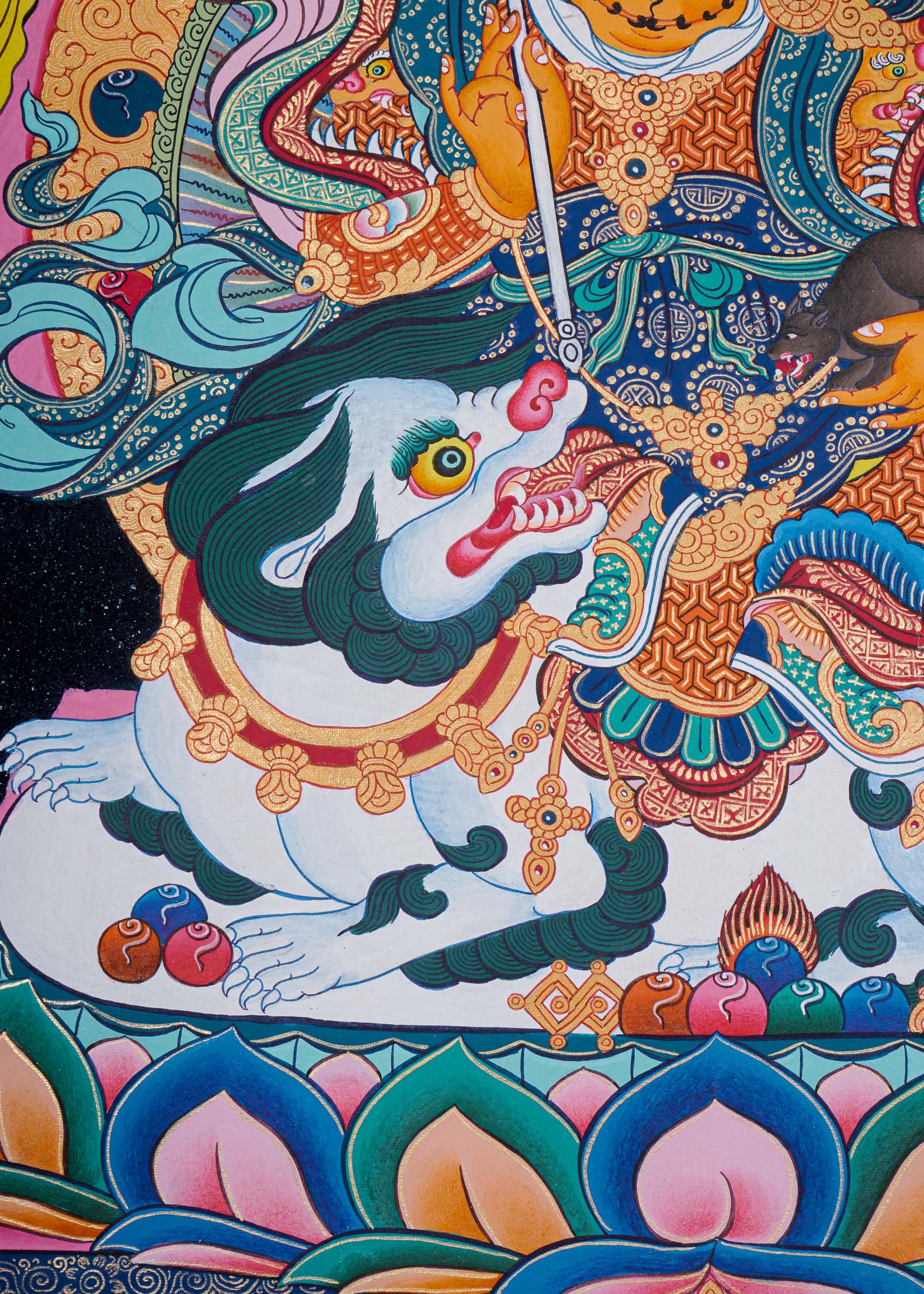 Zambala (Temple) Thangka - Buddhist Artwork