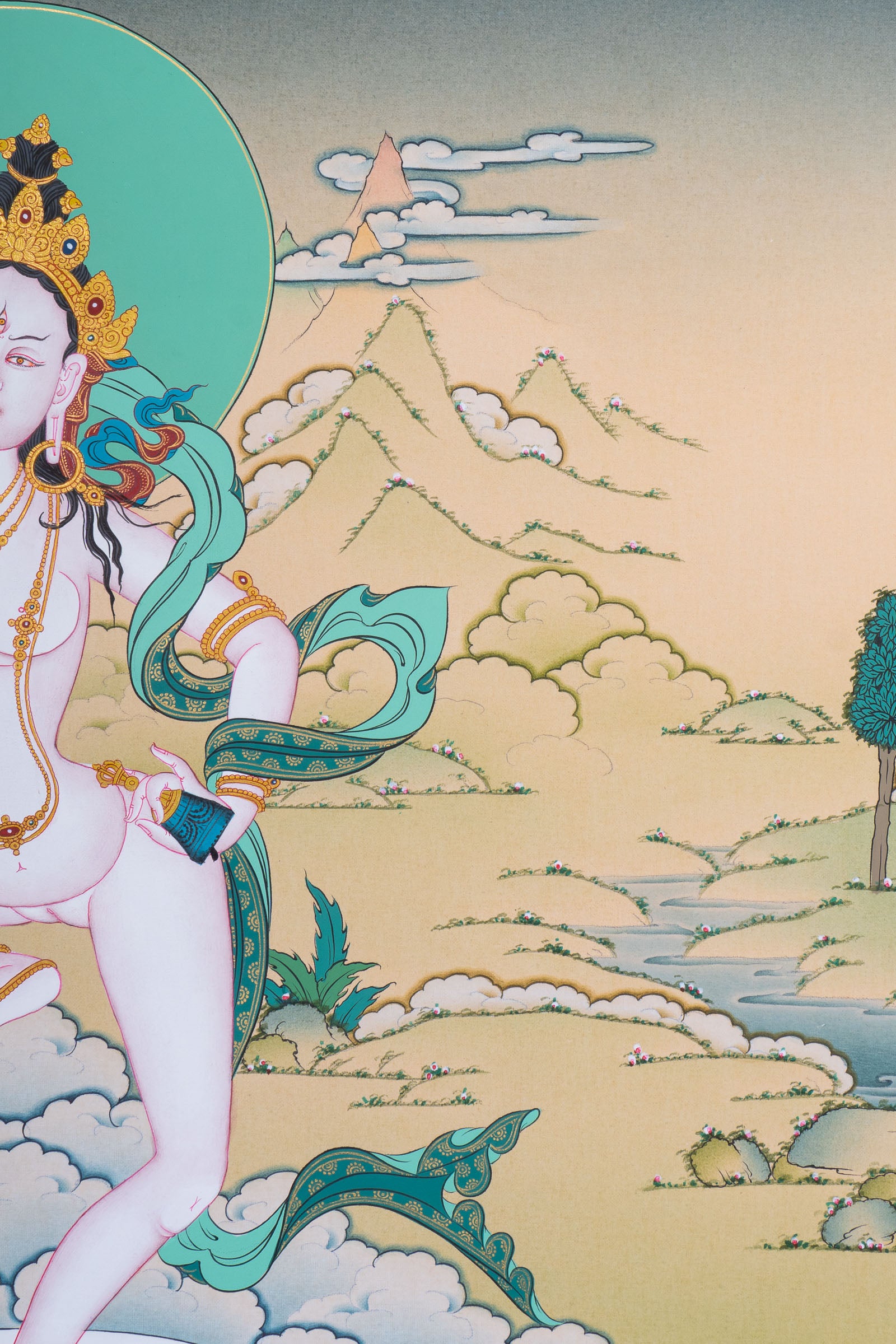  Machig Labdron Thangka Painting - Tibetan Art