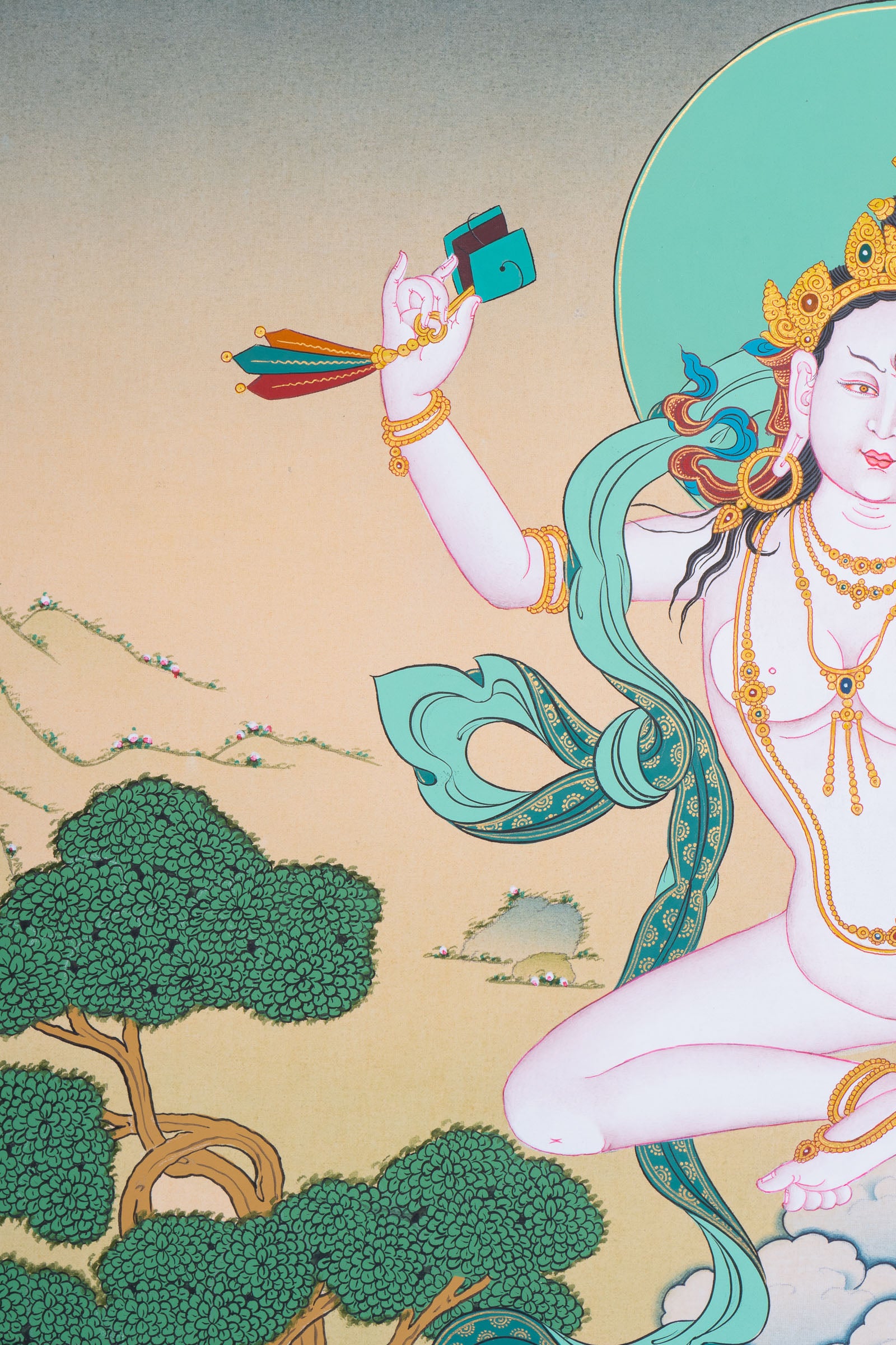  Machig Labdron Thangka Painting - Tibetan Art