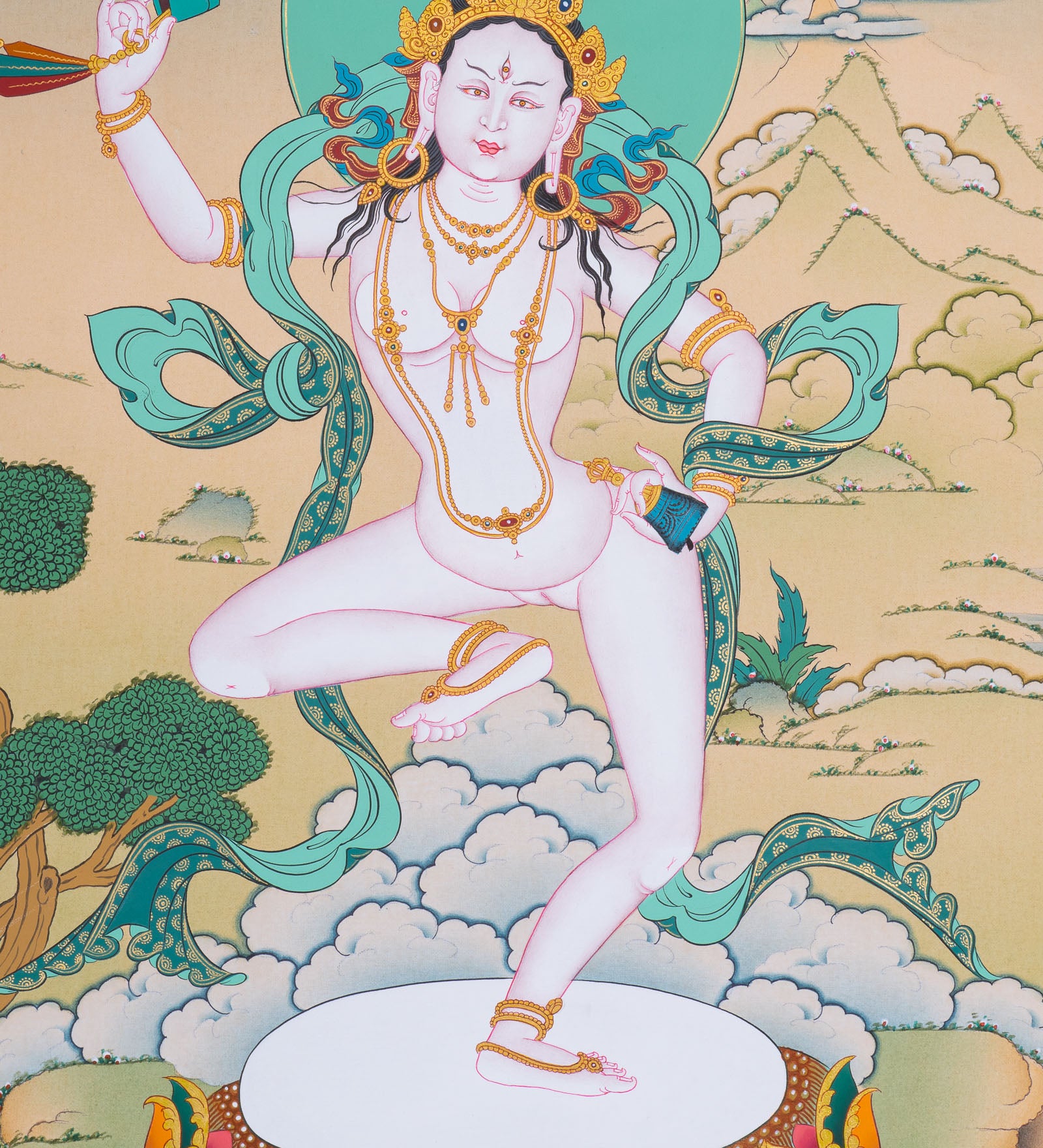  Machig Labdron Thangka Painting - Tibetan Art
