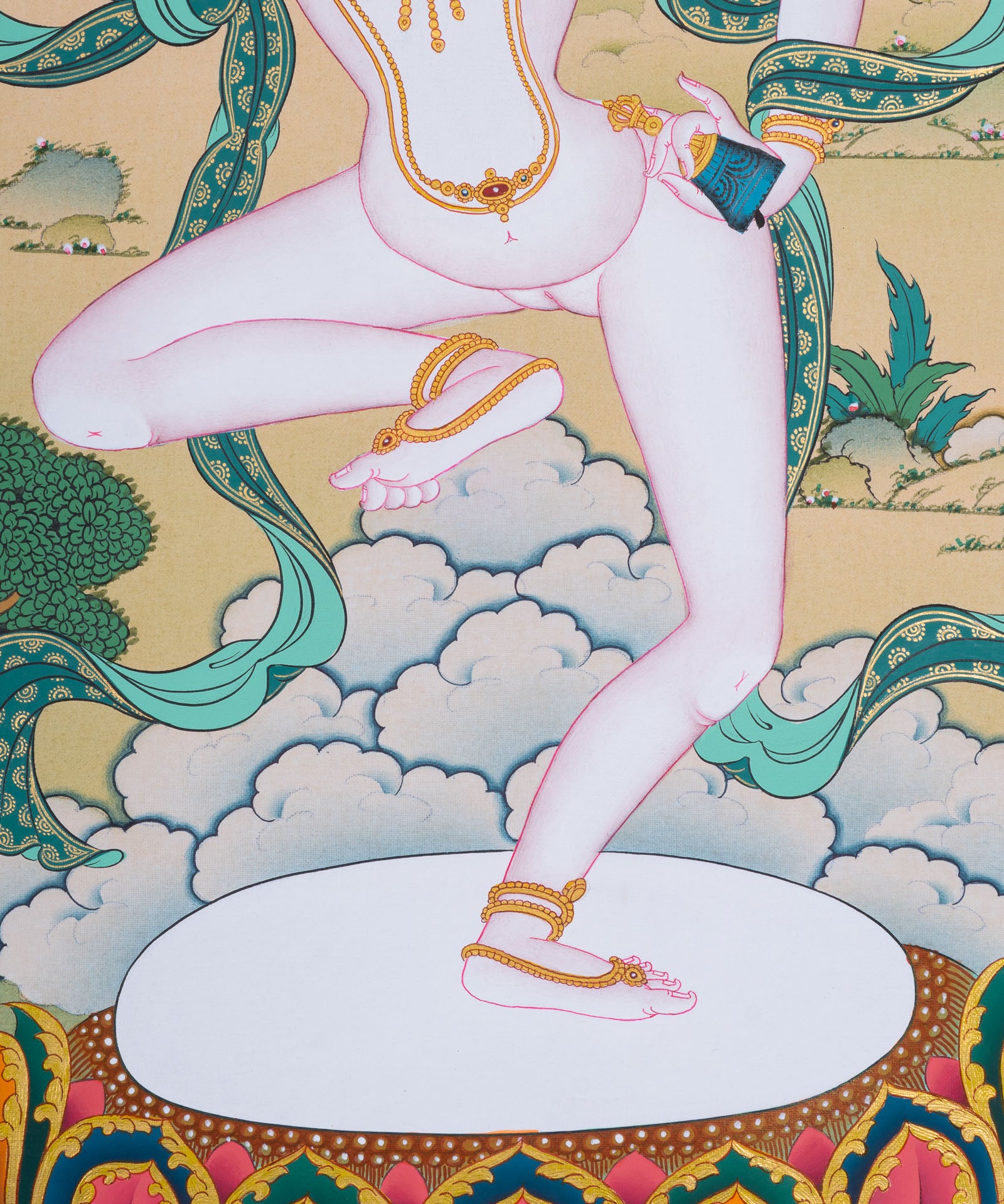  Machig Labdron Thangka Painting - Tibetan Art