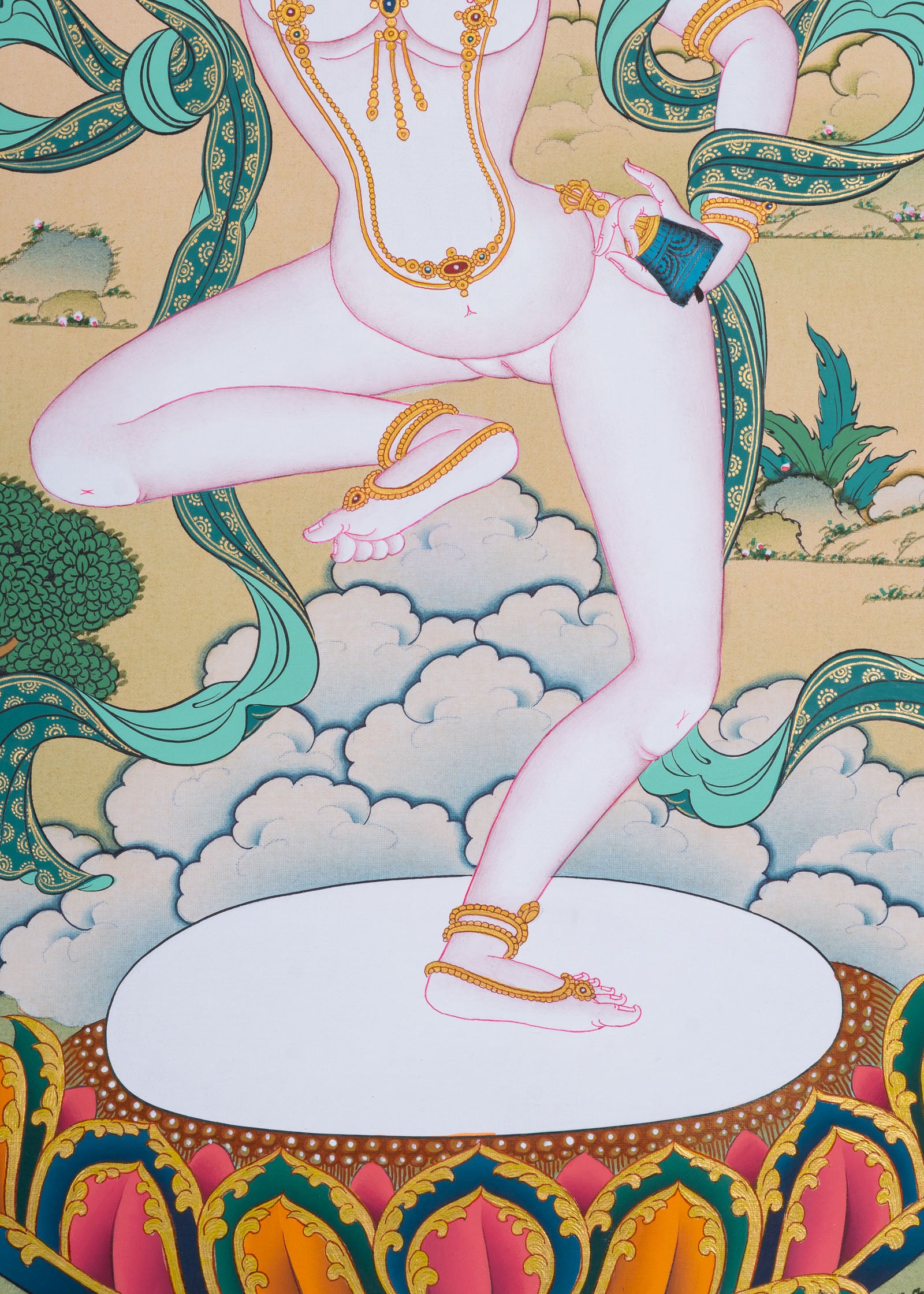  Machig Labdron Thangka Painting - Tibetan Art
