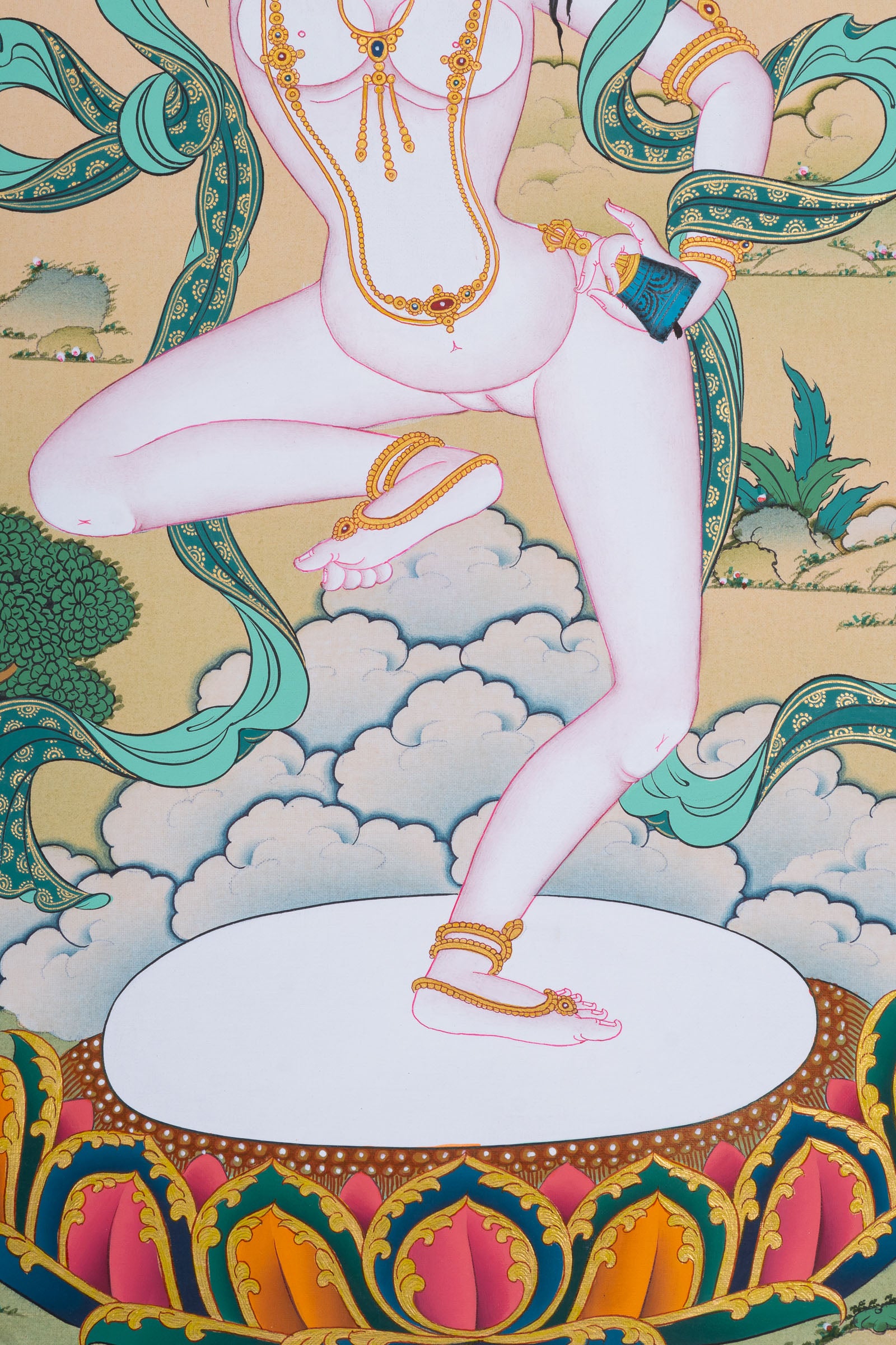  Machig Labdron Thangka Painting - Tibetan Art