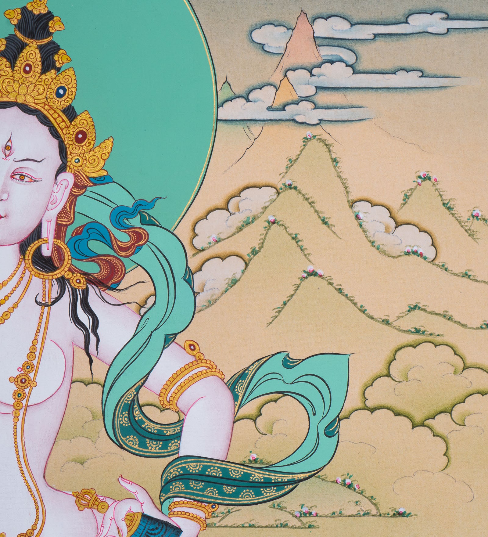  Machig Labdron Thangka Painting - Tibetan Art