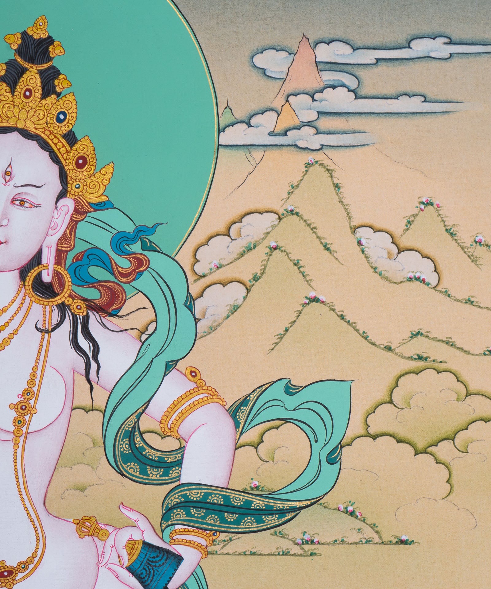  Machig Labdron Thangka Painting - Tibetan Art