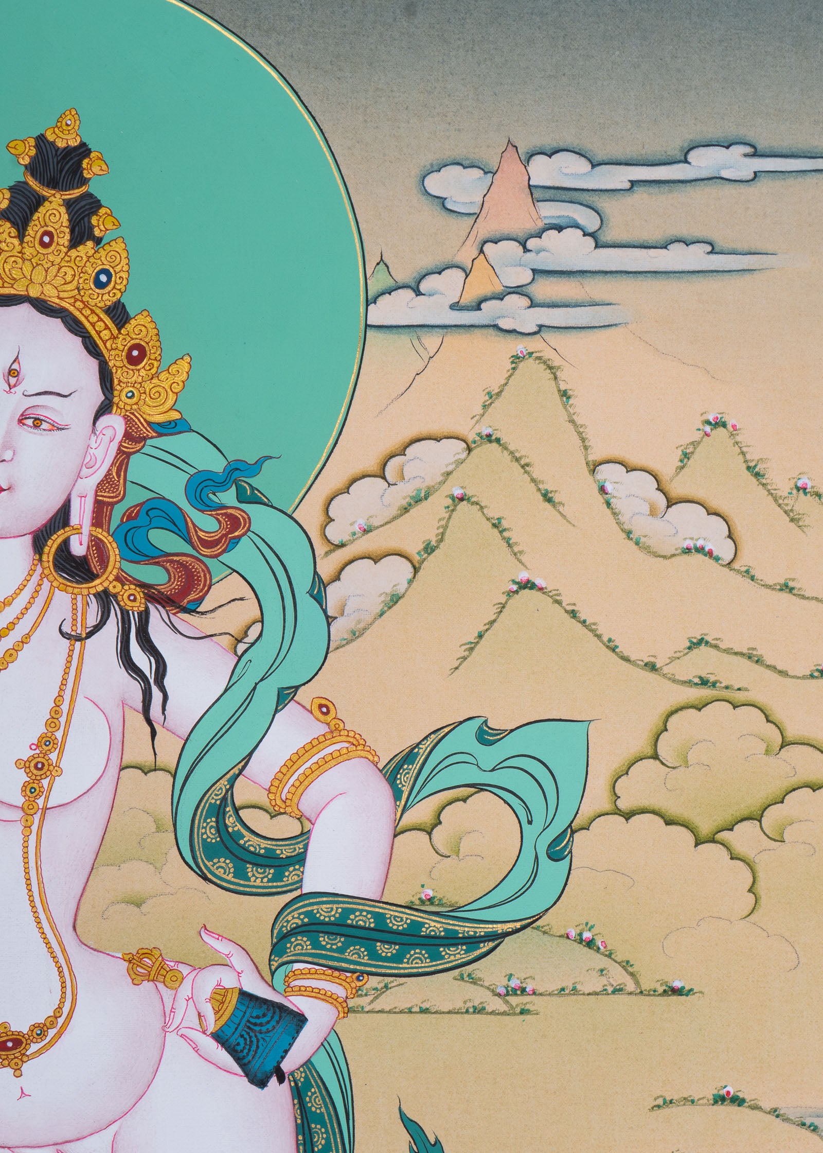  Machig Labdron Thangka Painting - Tibetan Art