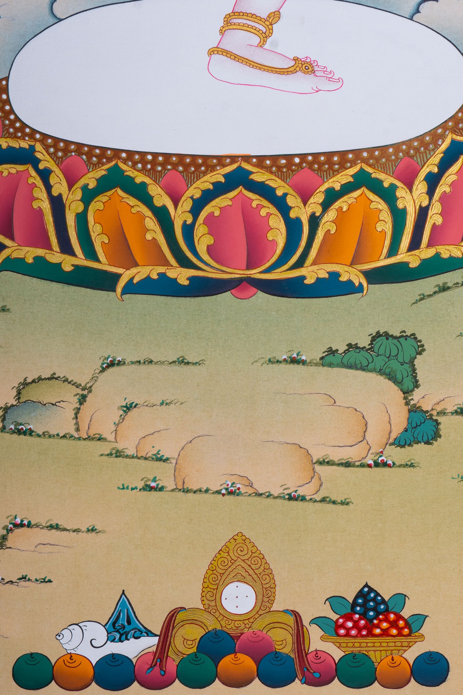  Machig Labdron Thangka Painting - Tibetan Art