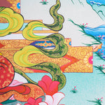 Handpainted White Tara (Stupa) Thangka - Tibetan Art