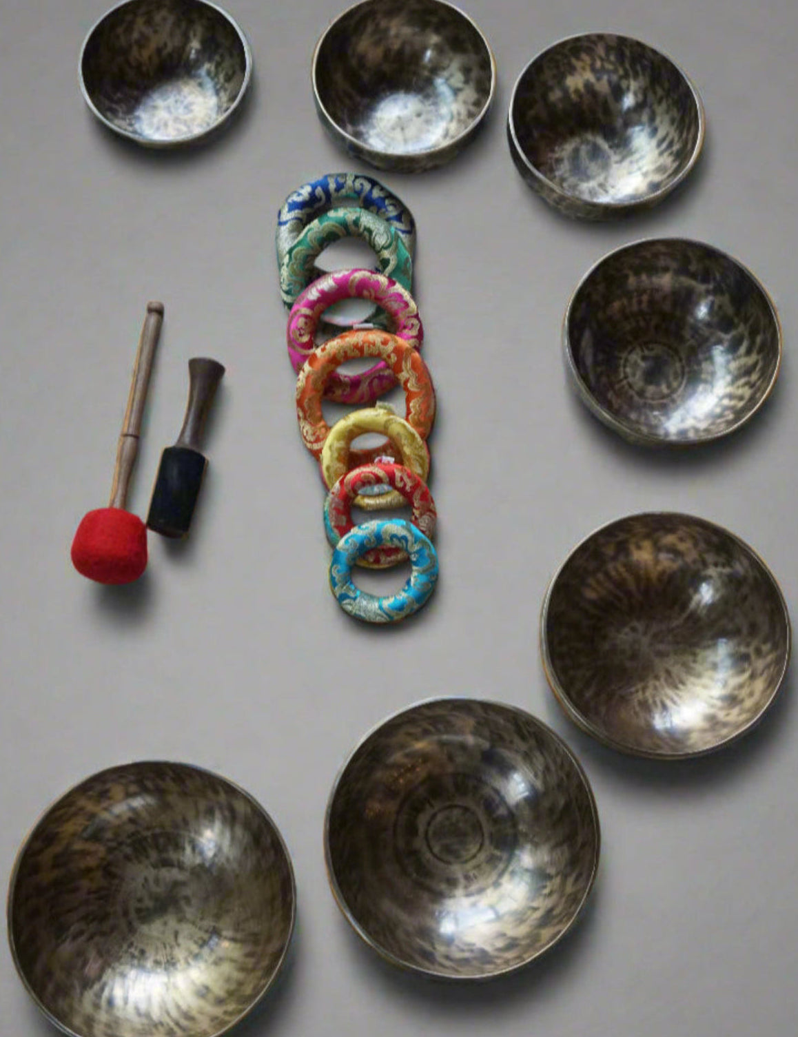 Singing Bowl set for 7 Chakra - Himalayas Shop