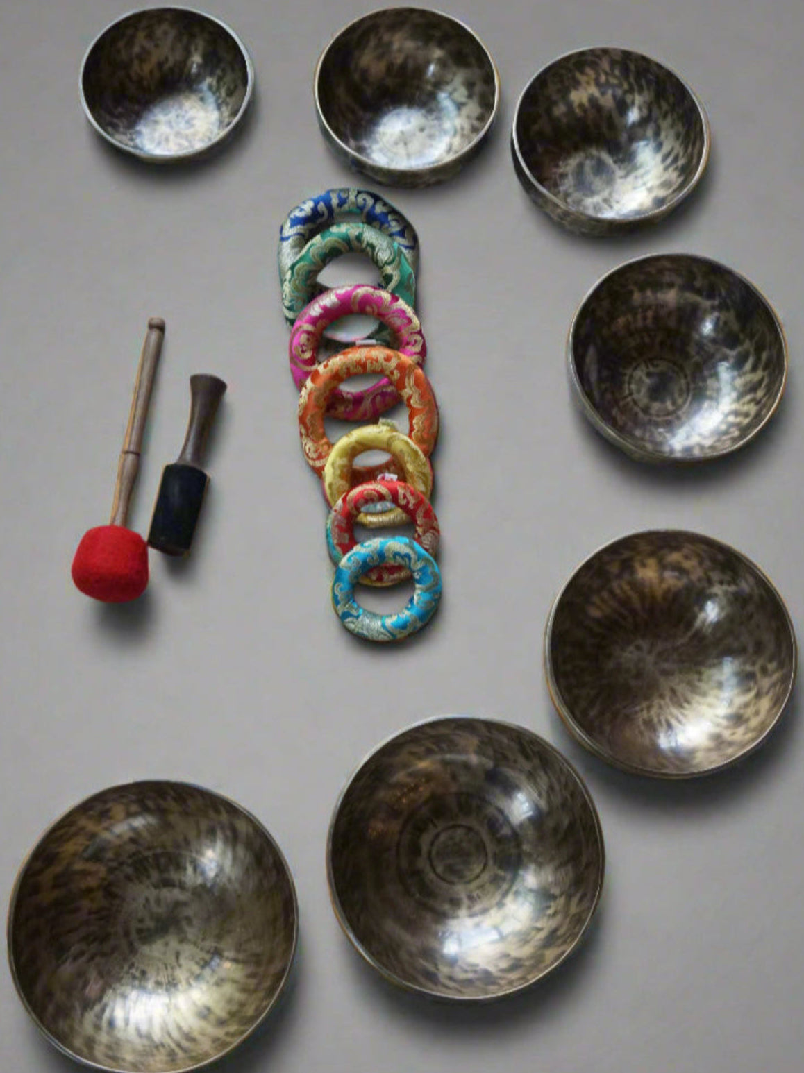 Singing Bowl set for 7 Chakra - Himalayas Shop