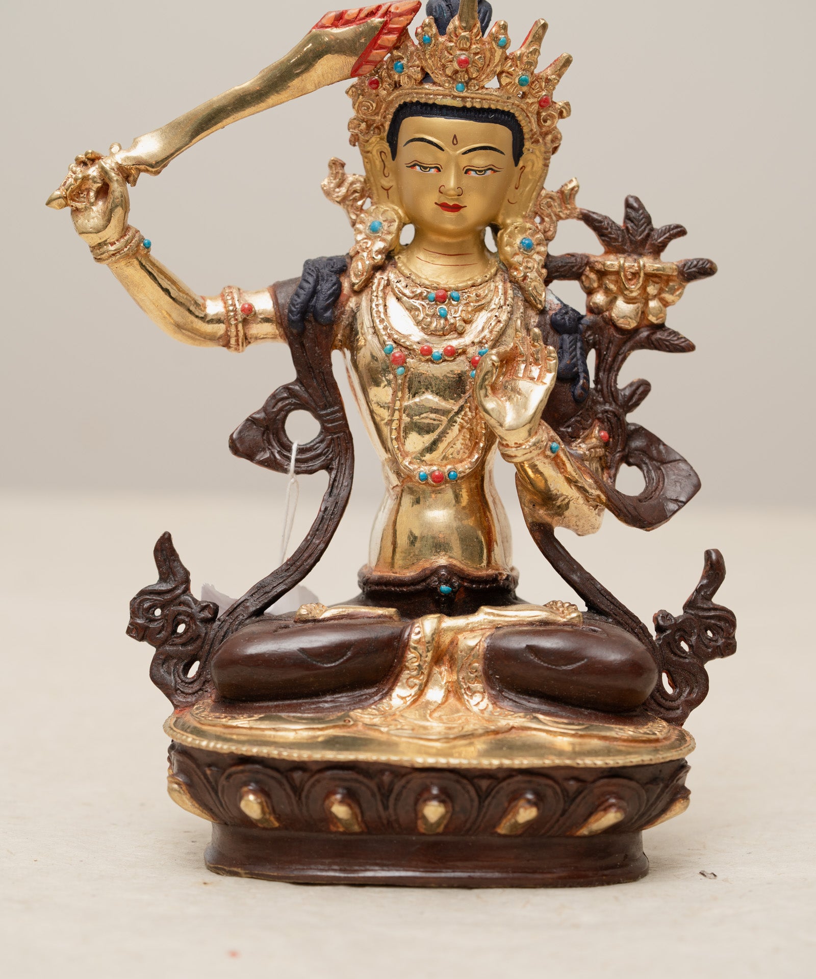 Manjushri Statue for prayer and meditation.