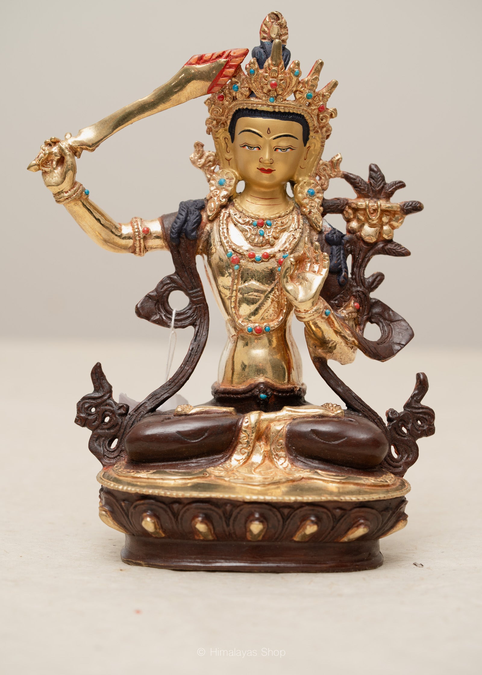 Manjushri Statue for prayer and meditation.