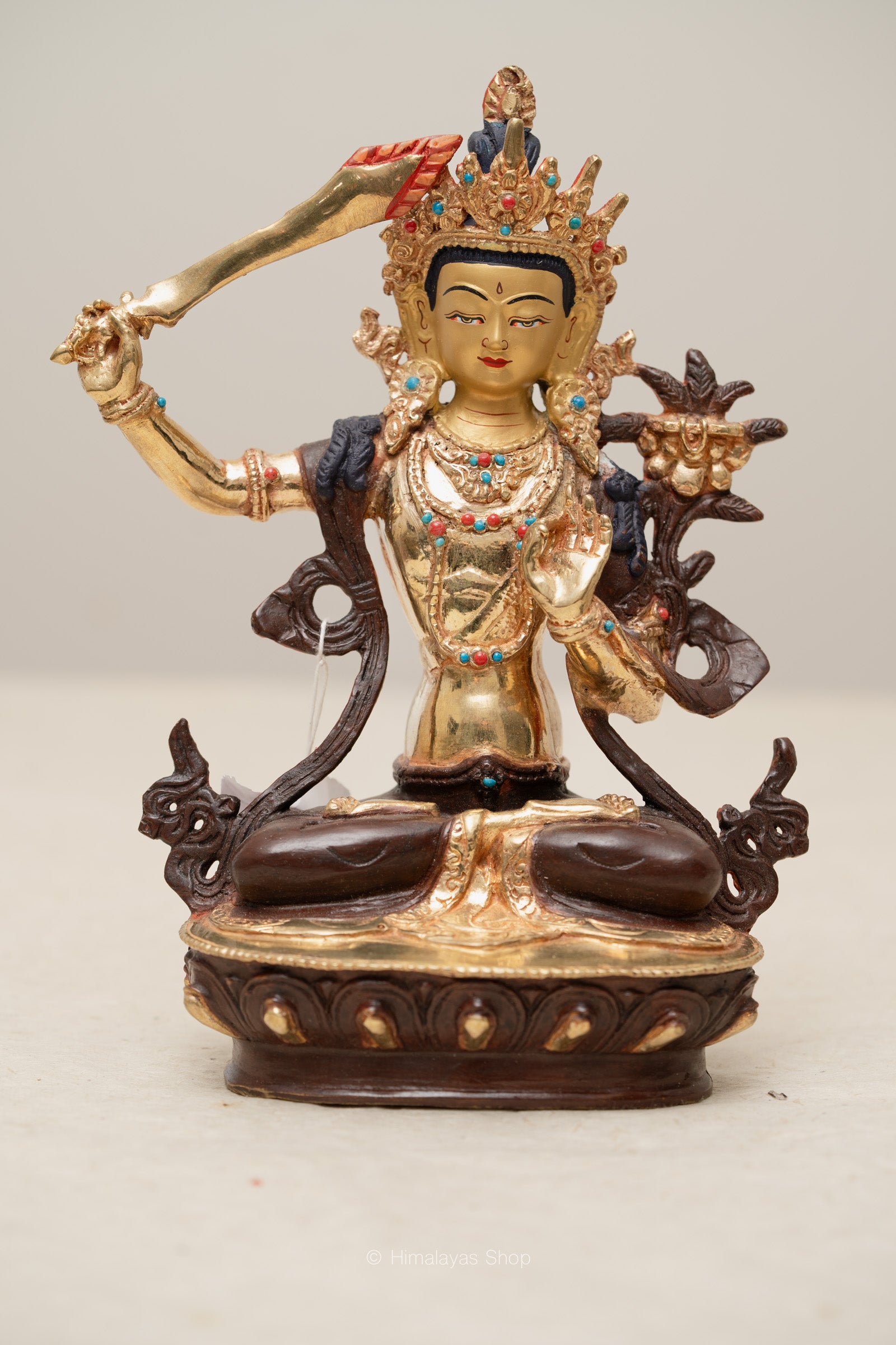 Manjushri Statue for prayer and meditation.