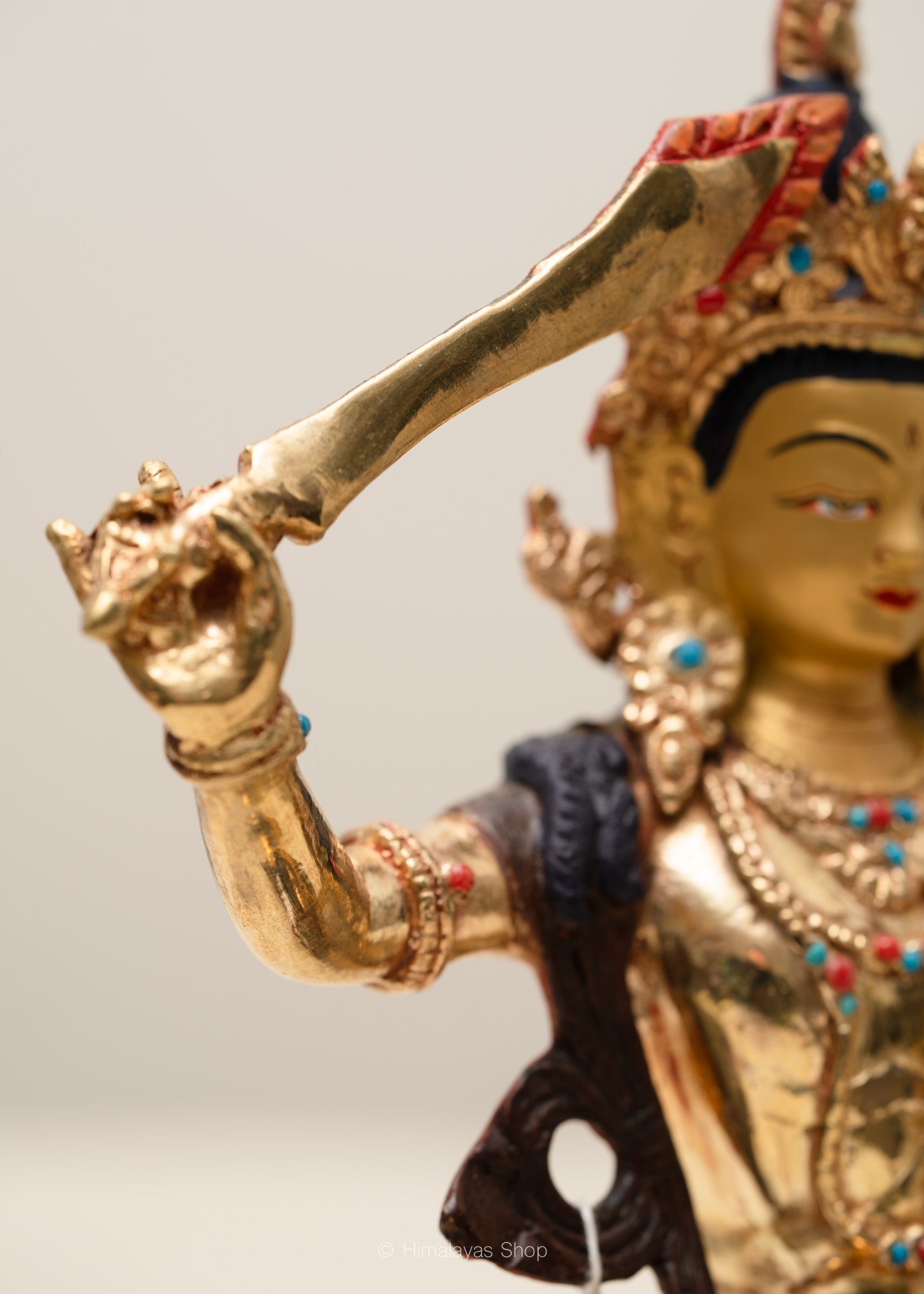 Manjushri Statue for prayer and meditation.