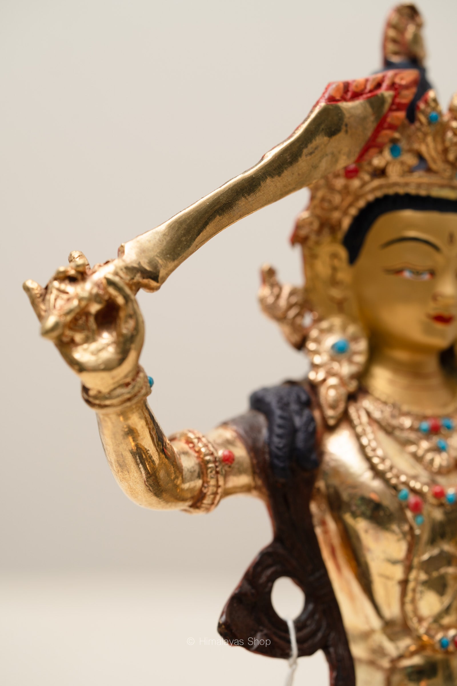 Manjushri Statue for prayer and meditation.