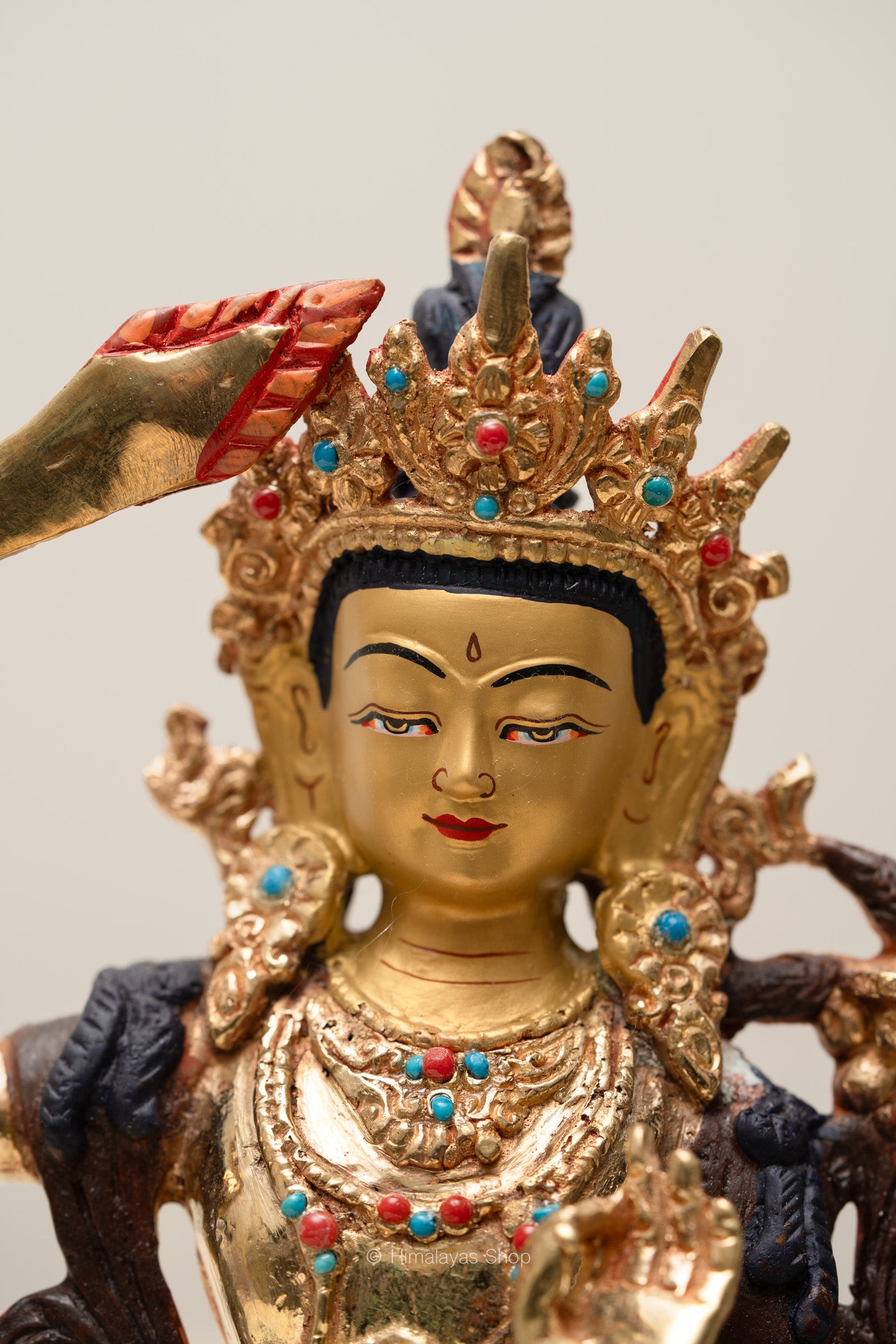 Manjushri Statue for prayer and meditation.