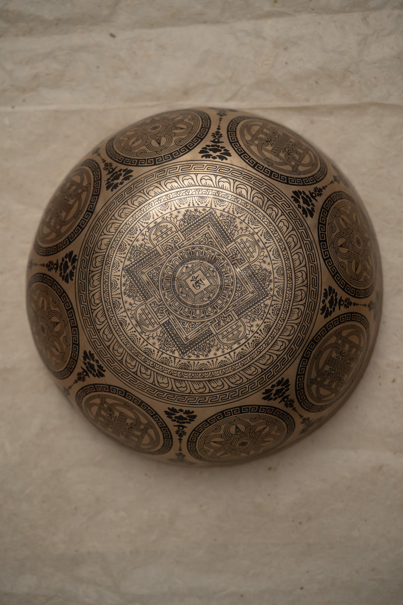 Kalachakra Mandala Singing Bowl - Sound Healing Bowl