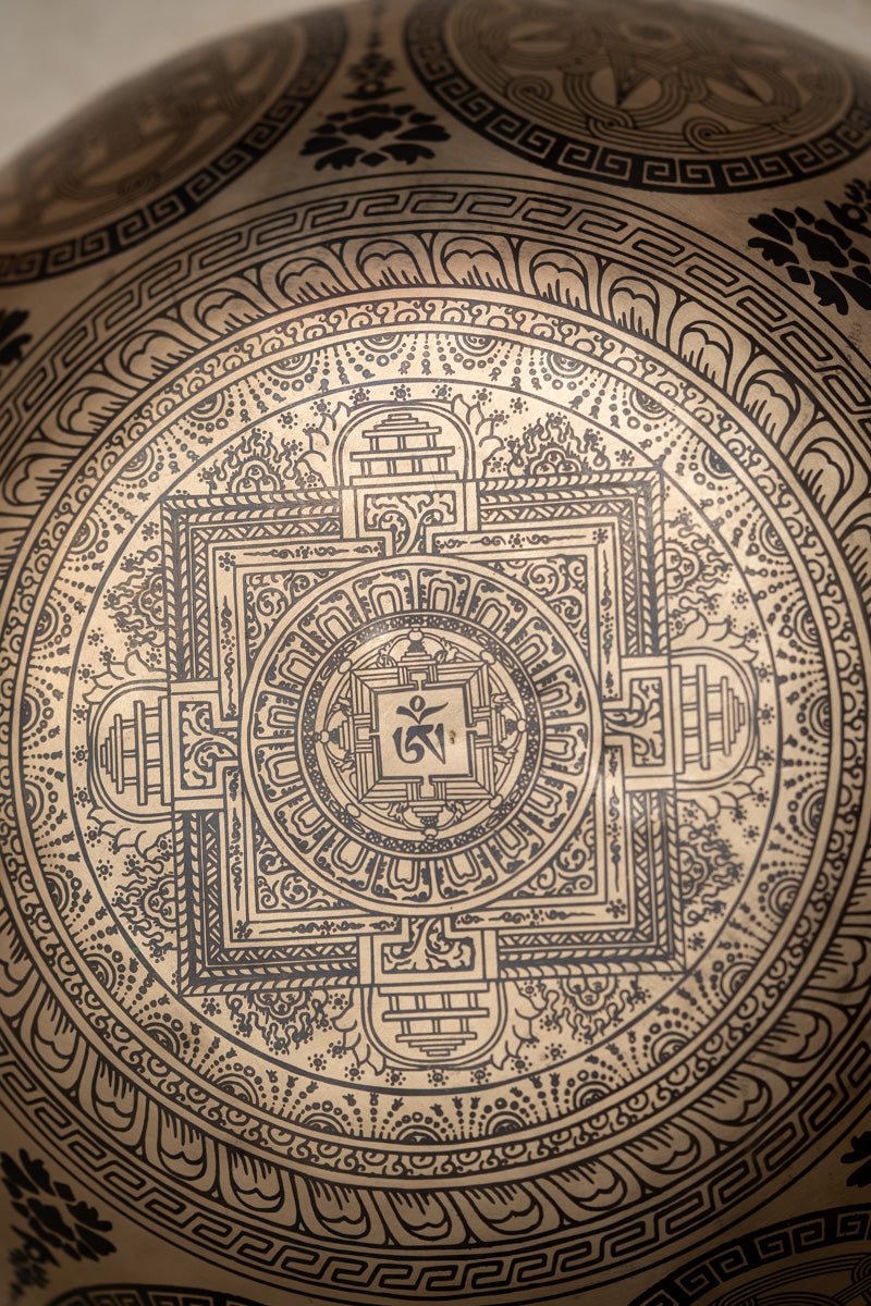 Kalachakra Mandala Singing Bowl - Sound Healing Bowl